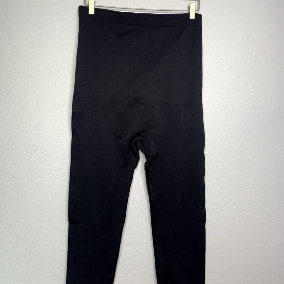 Empetua Womens High-Waist Shaping Long Leggings Plus SZ 3XL Black NEW - Picture 2 of 8